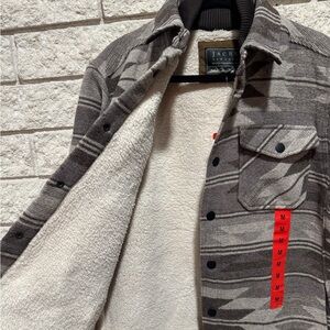 Jachs Men’s Aztec Patterned Shirt Jacket